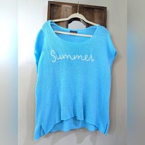 Wooden Ships " Summer" Sweater Size M/L